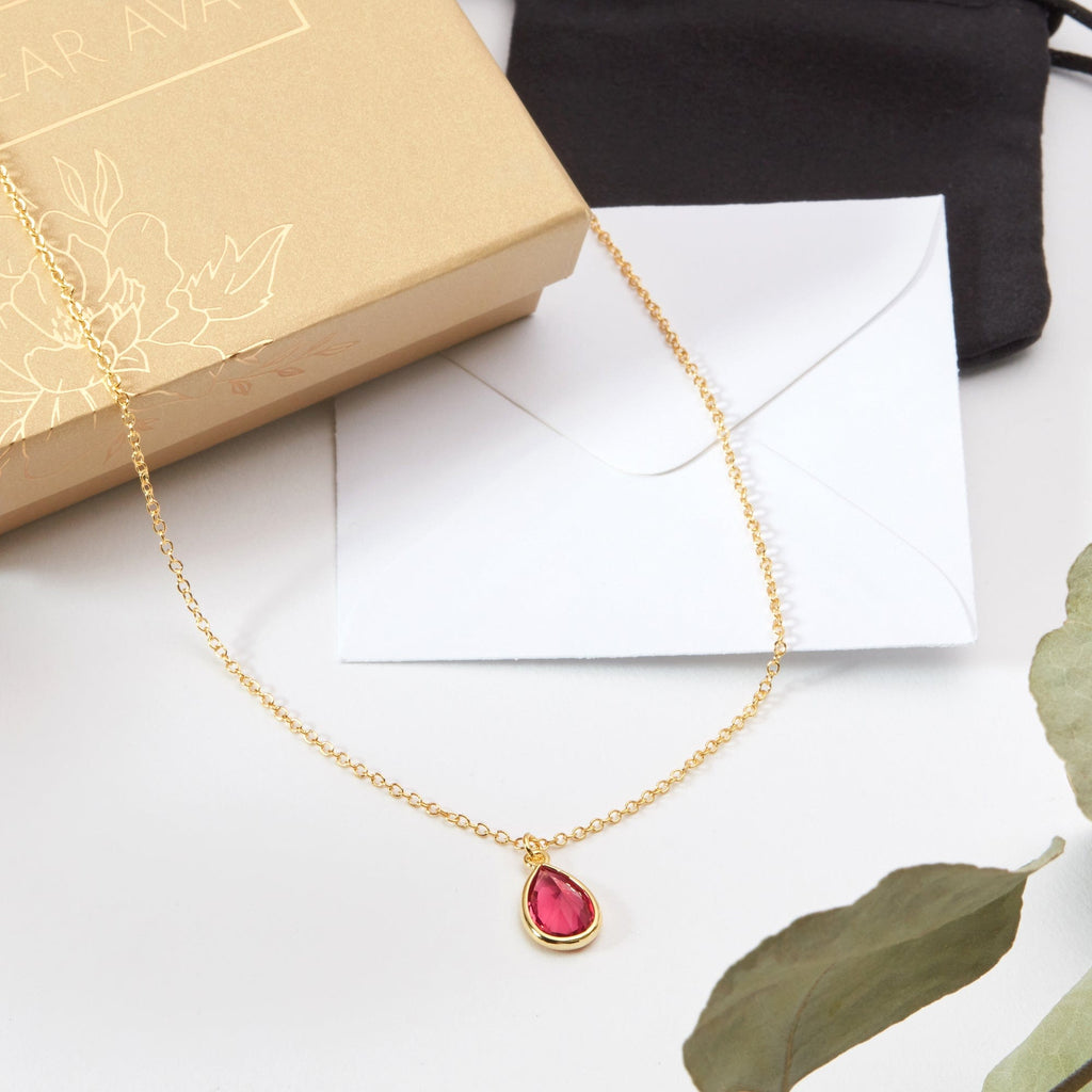Birthday Birthstone Necklace, Multiple Styles Necklace