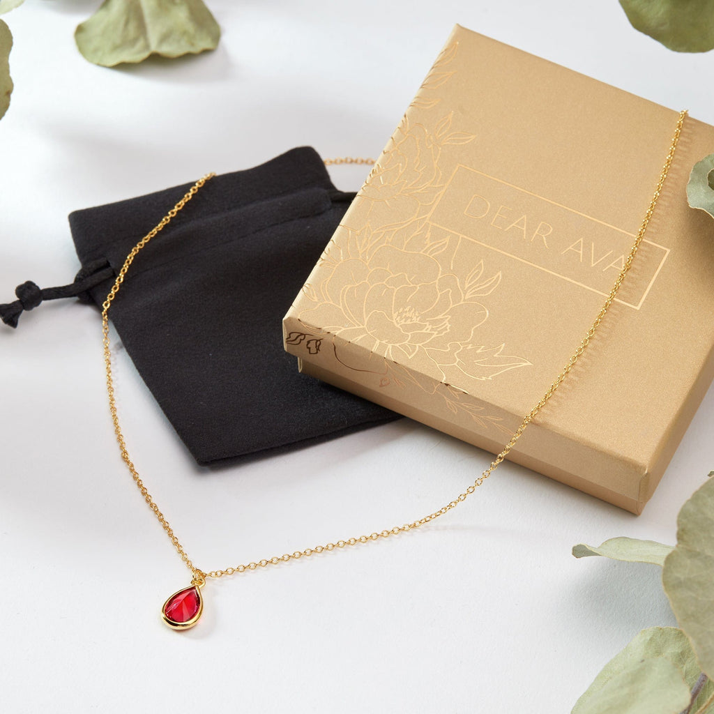 Birthday Birthstone Necklace, Multiple Styles Necklace